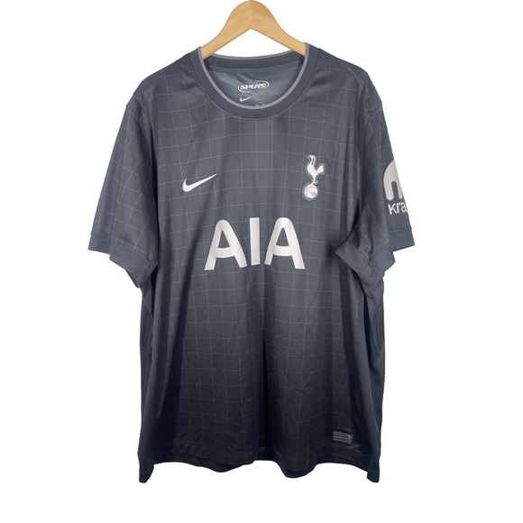 Nike Tottenham Hotspur Spurs Training Jersey Grey Grid Dri-FIT 3XL FN0032-011